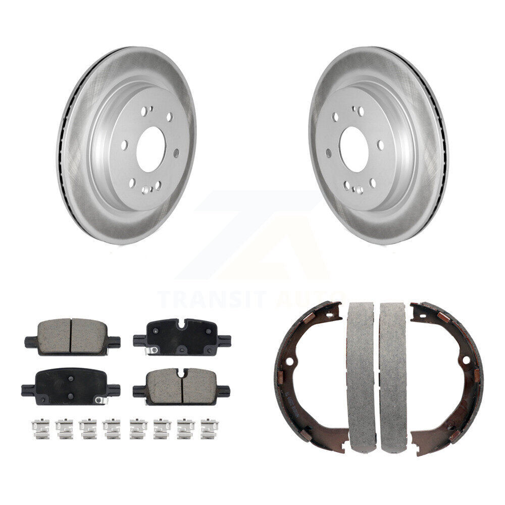 Coated Disc Rotors and Ceramic Brake Pads Kit-KGC-103772