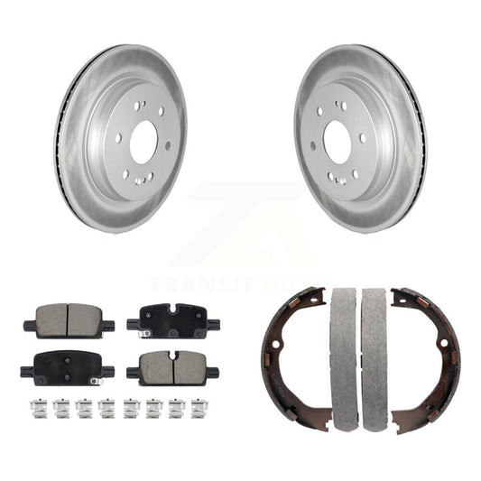 Coated Disc Rotors and Ceramic Brake Pads Kit-KGC-103772