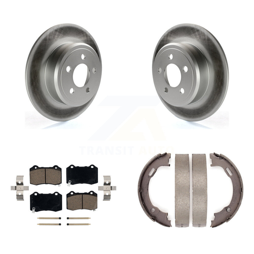 Coated Disc Rotors and Ceramic Brake Pads Kit-KGC-103775