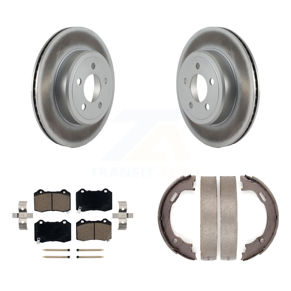 Coated Disc Rotors and Ceramic Brake Pads Kit-KGC-103776 Kit.bestparts.ca