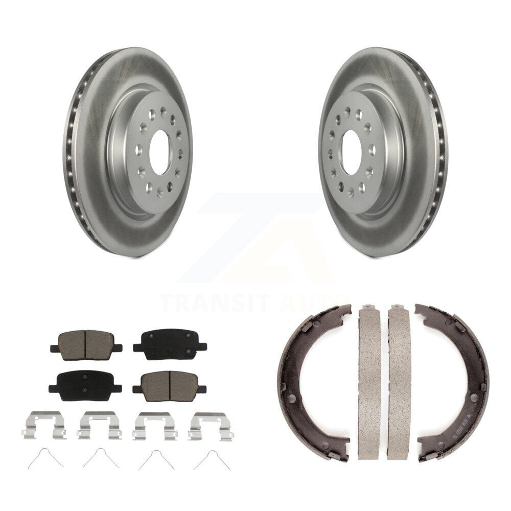 Coated Disc Rotors and Ceramic Brake Pads Kit-KGC-103781 Kit.bestparts.ca