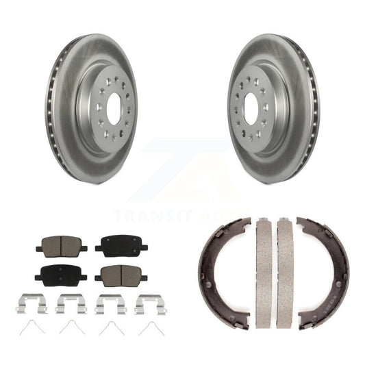 Coated Disc Rotors and Ceramic Brake Pads Kit-KGC-103781