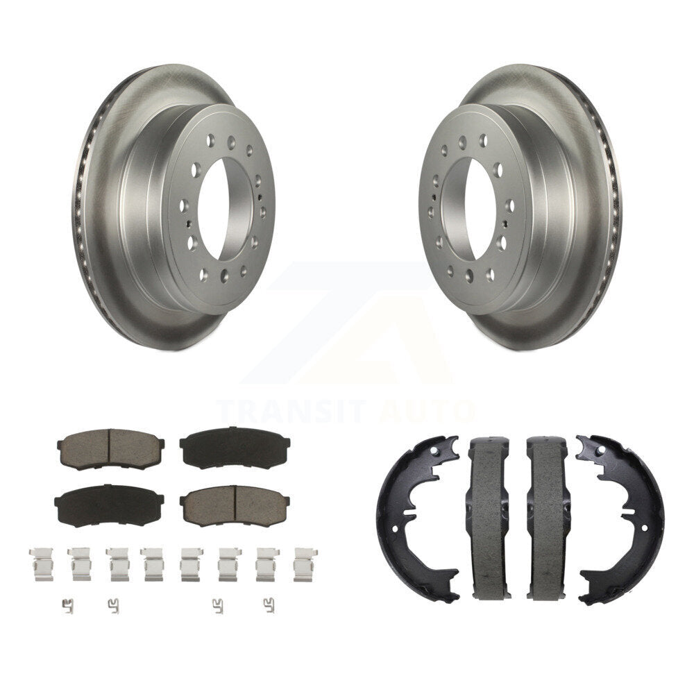 Coated Disc Rotors and Ceramic Brake Pads Kit-KGC-103784