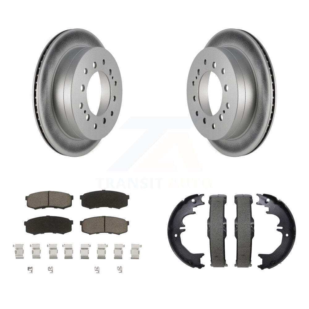 Coated Disc Rotors and Ceramic Brake Pads Kit-KGC-103785
