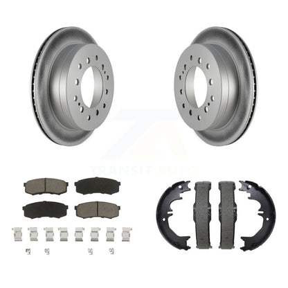 Coated Disc Rotors and Ceramic Brake Pads Kit-KGC-103785