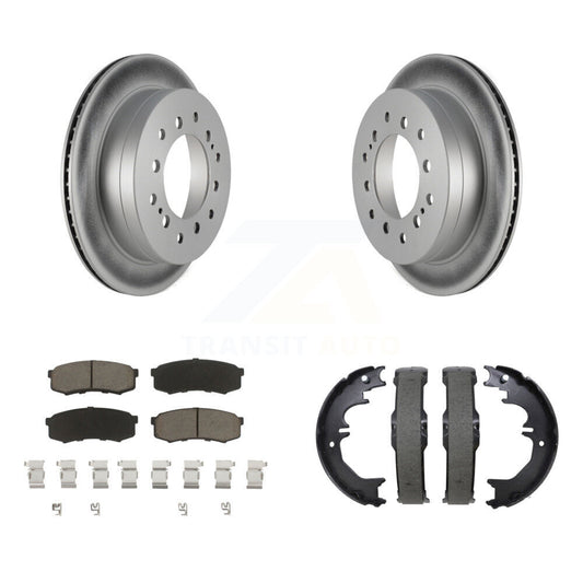 Coated Disc Rotors and Ceramic Brake Pads Kit-KGC-103785