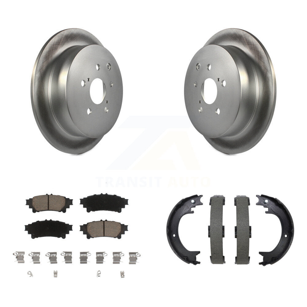 Coated Disc Rotors and Ceramic Brake Pads Kit-KGC-103786 Kit.bestparts.ca
