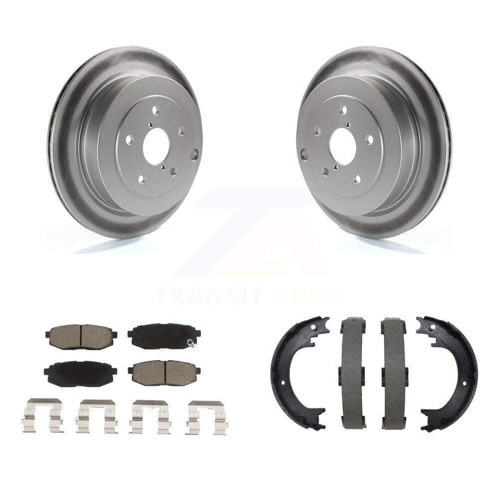 Coated Disc Rotors and Ceramic Brake Pads Kit-KGC-103787 Kit.bestparts.ca