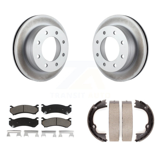 Coated Disc Rotors and Ceramic Brake Pads Kit-KGC-103790