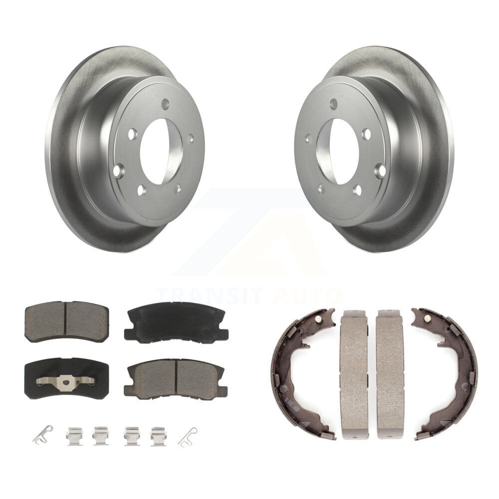 Coated Disc Rotors and Ceramic Brake Pads Kit-KGC-103791