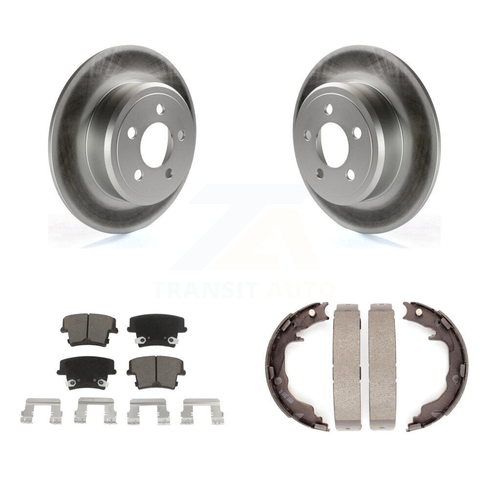 Coated Disc Rotors and Ceramic Brake Pads Kit-KGC-103793 Kit.bestparts.ca