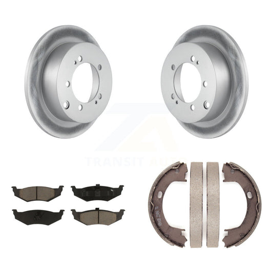 Coated Disc Rotors and Ceramic Brake Pads Kit-KGC-103794