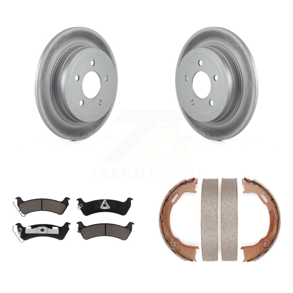 Coated Disc Rotors and Ceramic Brake Pads Kit-KGC-103795 Kit.bestparts.ca