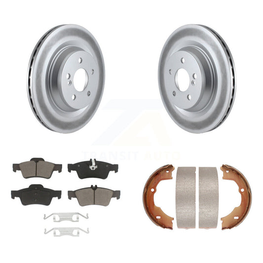 Coated Disc Rotors and Ceramic Brake Pads Kit-KGC-103796