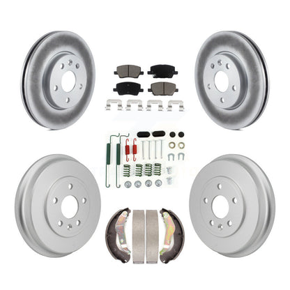 Coated Disc Rotors and Ceramic Brake Pads Kit-KGC-103798
