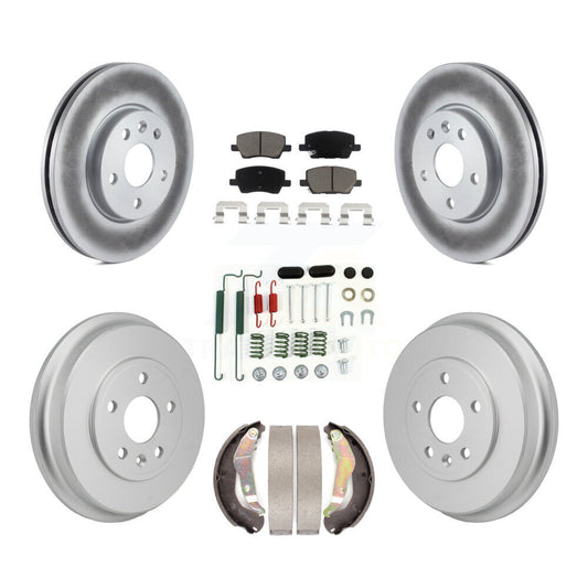 Coated Disc Rotors and Ceramic Brake Pads Kit-KGC-103798