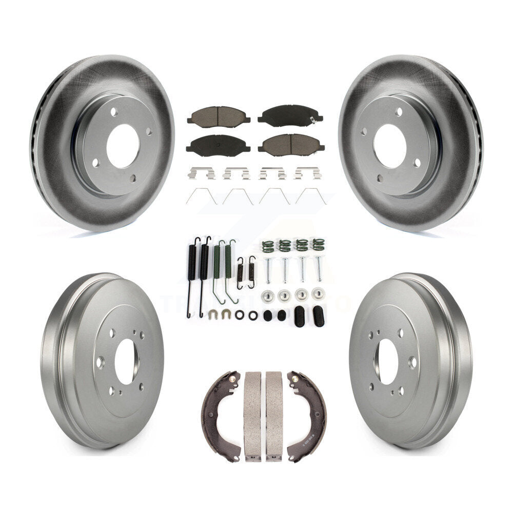 Coated Disc Rotors and Ceramic Brake Pads Kit-KGC-103799