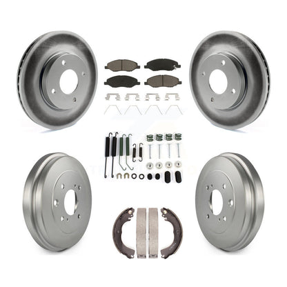 Coated Disc Rotors and Ceramic Brake Pads Kit-KGC-103799