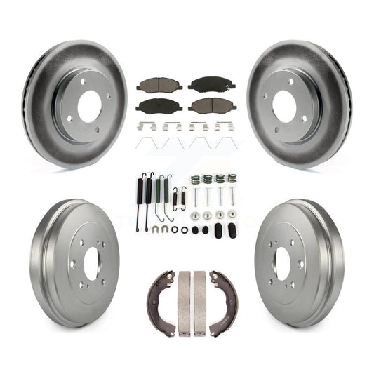 Coated Disc Rotors and Ceramic Brake Pads Kit-KGC-103799