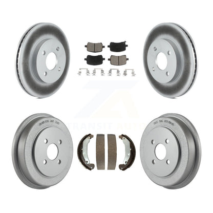 Coated Disc Rotors and Ceramic Brake Pads Kit-KGC-103802
