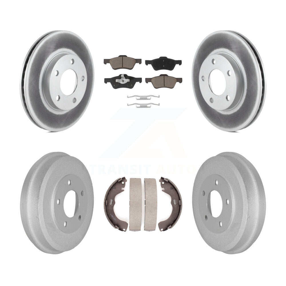 Coated Disc Rotors and Ceramic Brake Pads Kit-KGC-103803 Kit.bestparts.ca