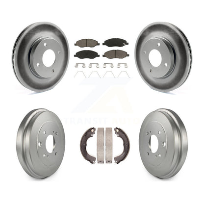Coated Disc Rotors and Ceramic Brake Pads Kit-KGC-103804