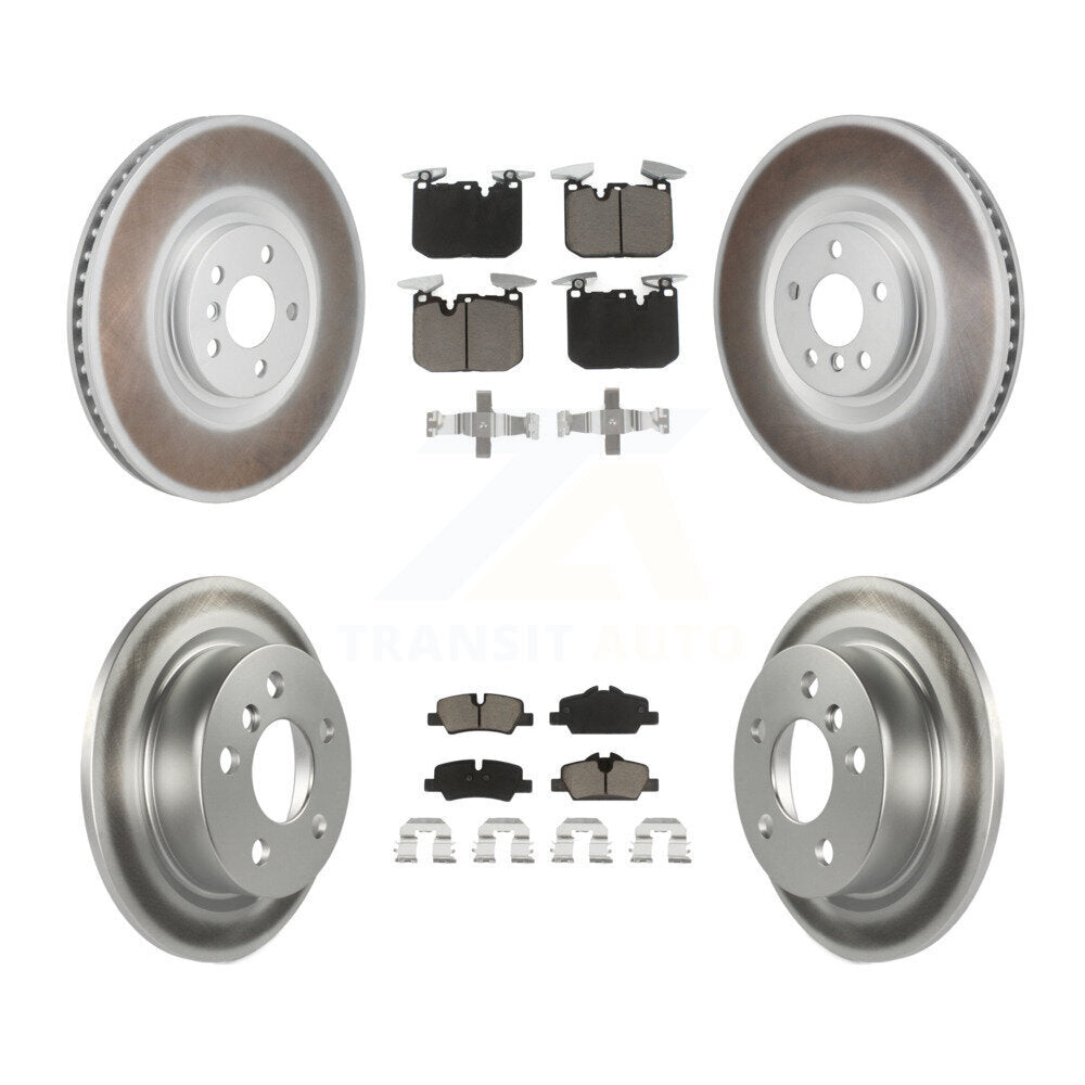Coated Disc Rotors and Ceramic Brake Pads Kit-KGC-103805
