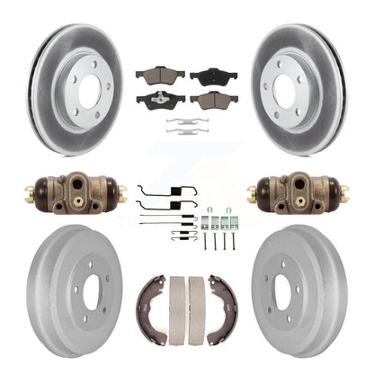 Coated Disc Rotors and Ceramic Brake Pads Kit-KGC-103807