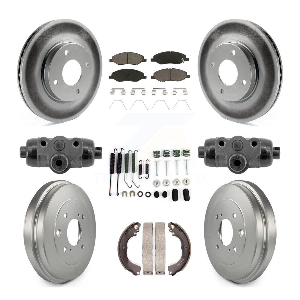 Coated Disc Rotors and Ceramic Brake Pads Kit-KGC-103809 Kit.bestparts.ca