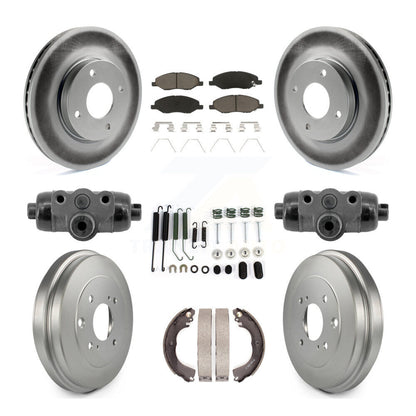 Coated Disc Rotors and Ceramic Brake Pads Kit-KGC-103809
