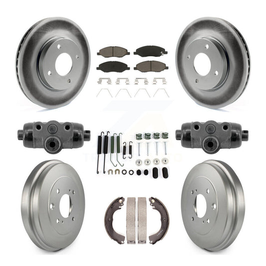 Coated Disc Rotors and Ceramic Brake Pads Kit-KGC-103809