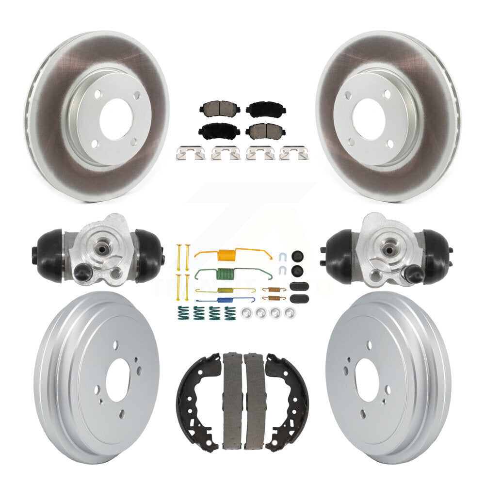 Coated Disc Rotors and Ceramic Brake Pads Kit-KGC-103811