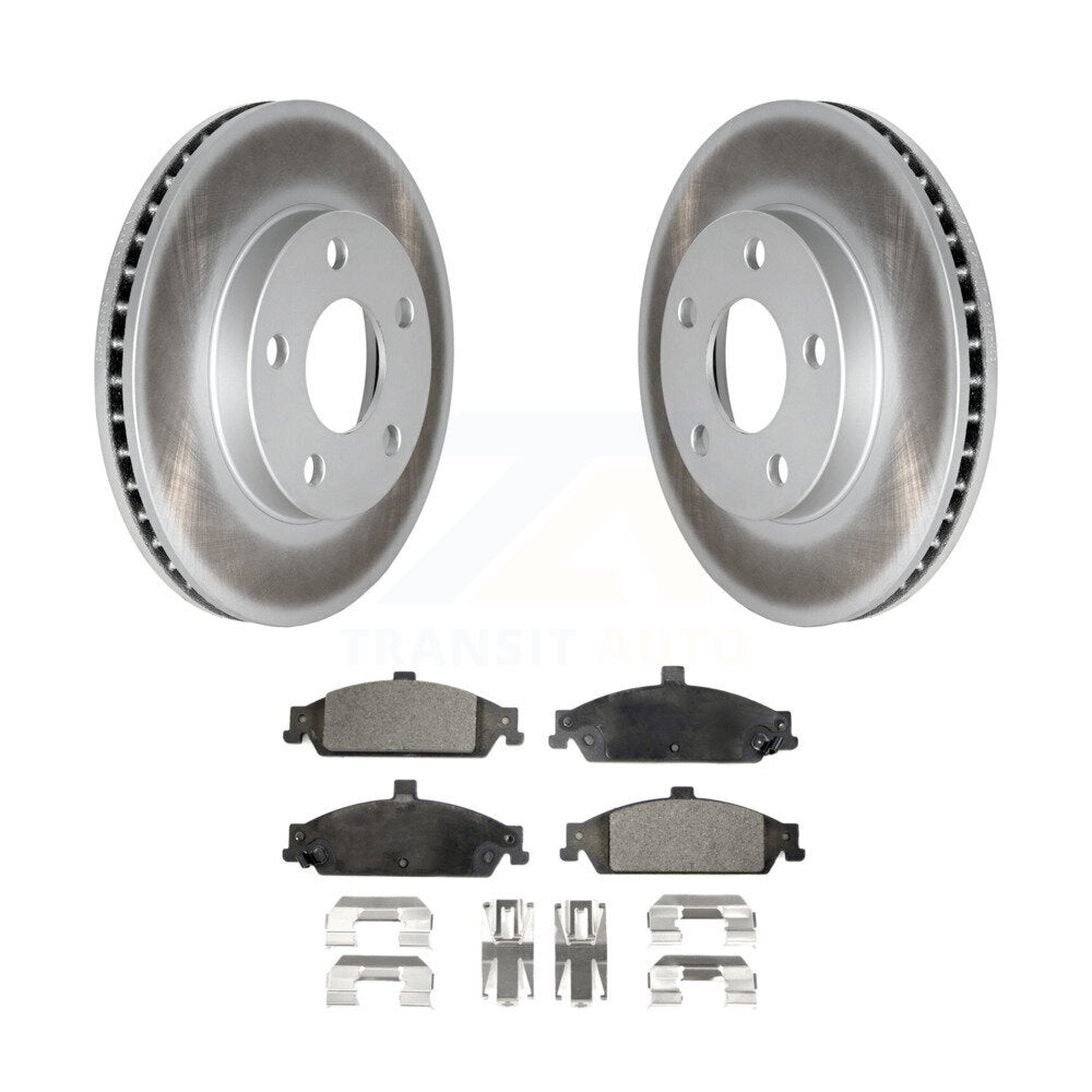Coated Disc Rotors and Semi-Metallic Brake Pads Kit-KGF-100007 - Kit.bestparts.ca Kit.bestparts.ca