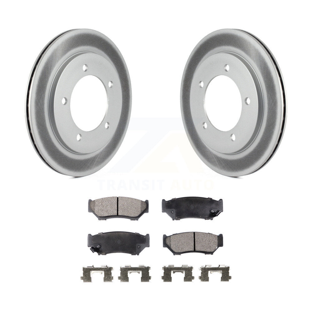 coated disc rotors and semi metallic brake pads-kgf-100013 - Kit.bestparts.ca