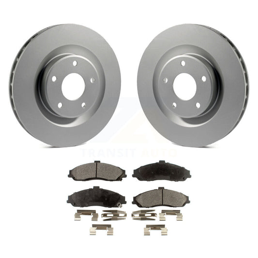 Coated Disc Rotors and Semi-Metallic Brake Pads Kit-KGF-100032 - Kit.bestparts.ca