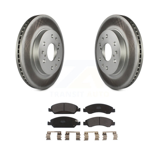 Coated Disc Rotors and Semi-Metallic Brake Pads Kit-KGF-100035 - Kit.bestparts.ca
