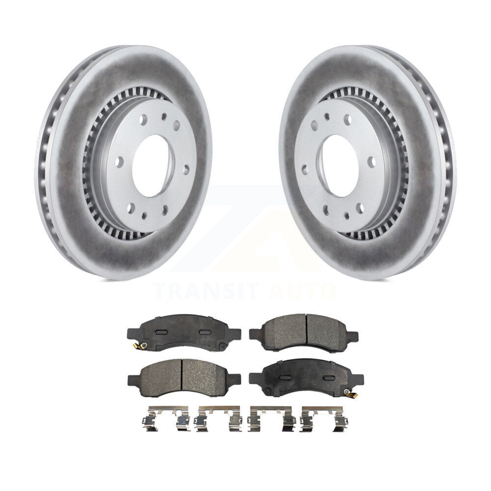 Coated Disc Rotors and Semi-Metallic Brake Pads Kit-KGF-100040 - Kit.bestparts.ca