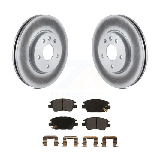 Coated Disc Rotors and Semi-Metallic Brake Pads Kit-KGF-100059 - Kit.bestparts.ca