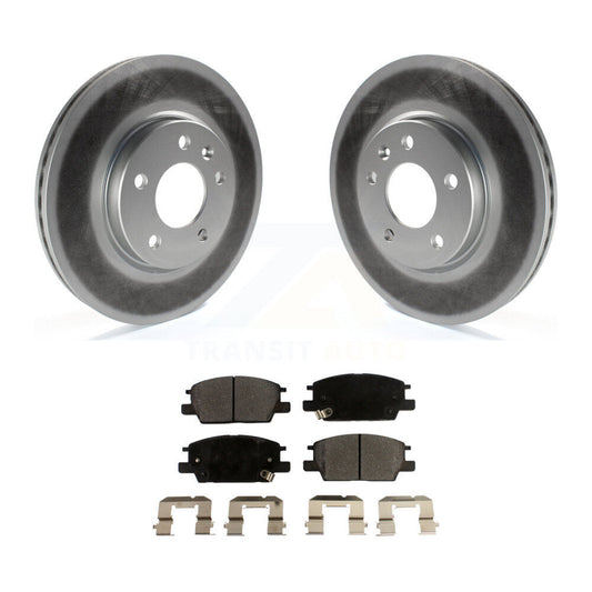Coated Disc Rotors and Semi-Metallic Brake Pads Kit-KGF-100064 - Kit.bestparts.ca