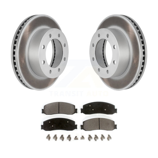 Coated Disc Rotors and Semi-Metallic Brake Pads Kit-KGF-100096 - Kit.bestparts.ca