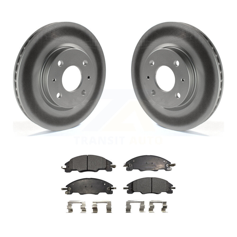 Coated Disc Rotors and Semi-Metallic Brake Pads Kit-KGF-100110 - Kit.bestparts.ca