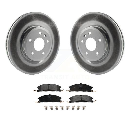 Coated Disc Rotors and Semi-Metallic Brake Pads Kit-KGF-100117 - Kit.bestparts.ca