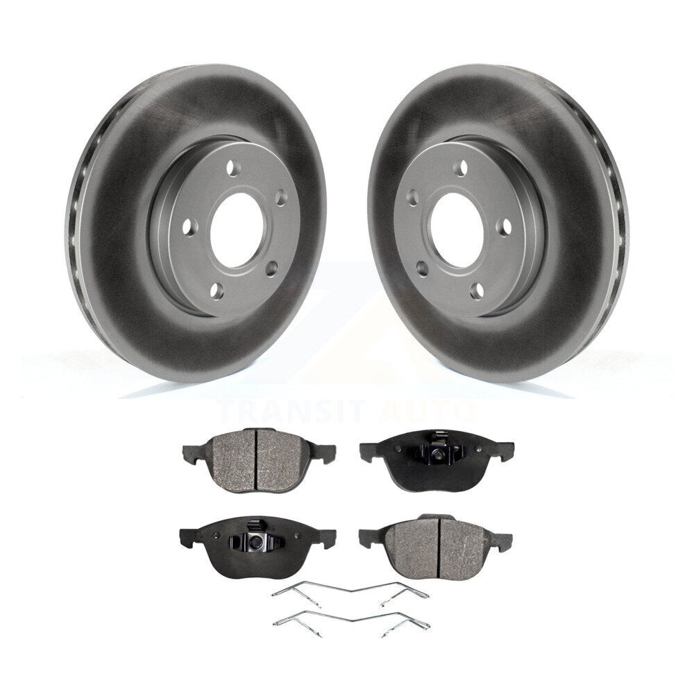 Coated Disc Rotors and Semi-Metallic Brake Pads Kit-KGF-100122 - Kit.bestparts.ca