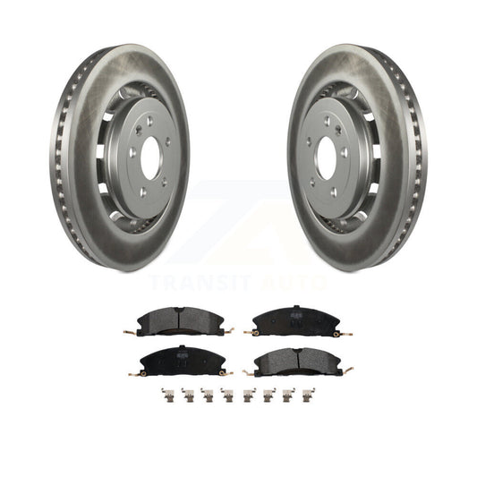 Coated Disc Rotors and Semi-Metallic Brake Pads Kit-KGF-100123 - Kit.bestparts.ca