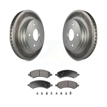 Coated Disc Rotors and Semi-Metallic Brake Pads Kit-KGF-100146 - Kit.bestparts.ca