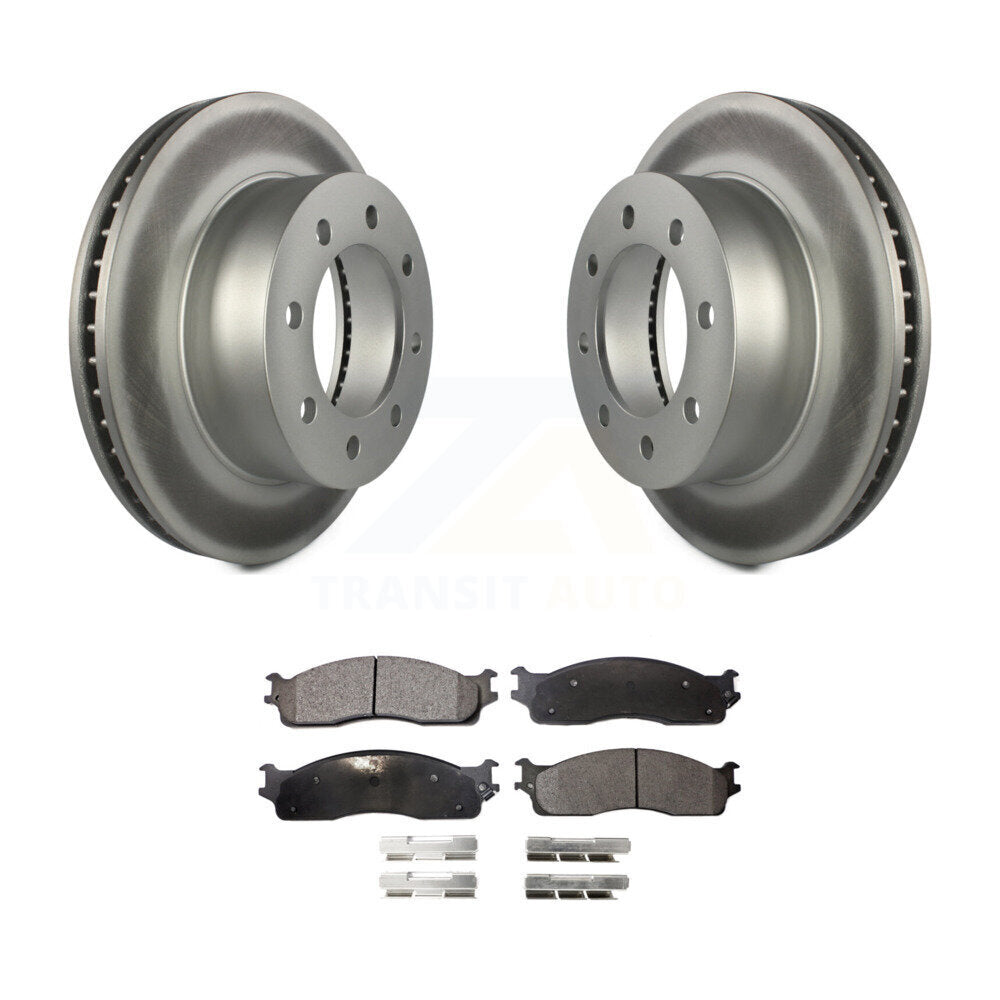 Coated Disc Rotors and Semi-Metallic Brake Pads Kit-KGF-100148 - Kit.bestparts.ca