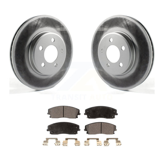 Coated Disc Rotors and Semi-Metallic Brake Pads Kit-KGF-100151 - Kit.bestparts.ca