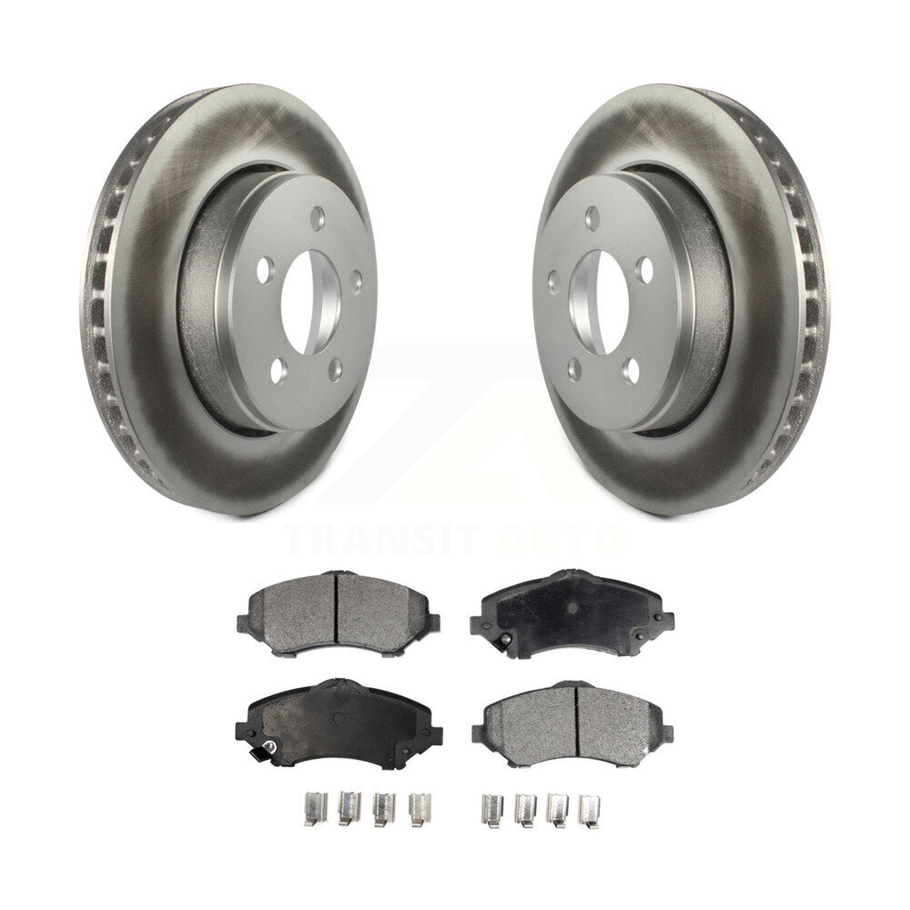 Coated Disc Rotors and Semi-Metallic Brake Pads Kit-KGF-100161 - Kit.bestparts.ca
