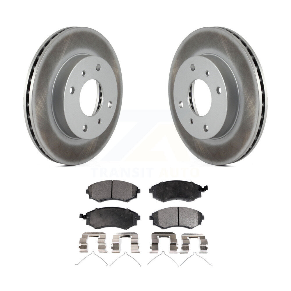 Coated Disc Rotors and Semi-Metallic Brake Pads Kit-KGF-100178 - Kit.bestparts.ca