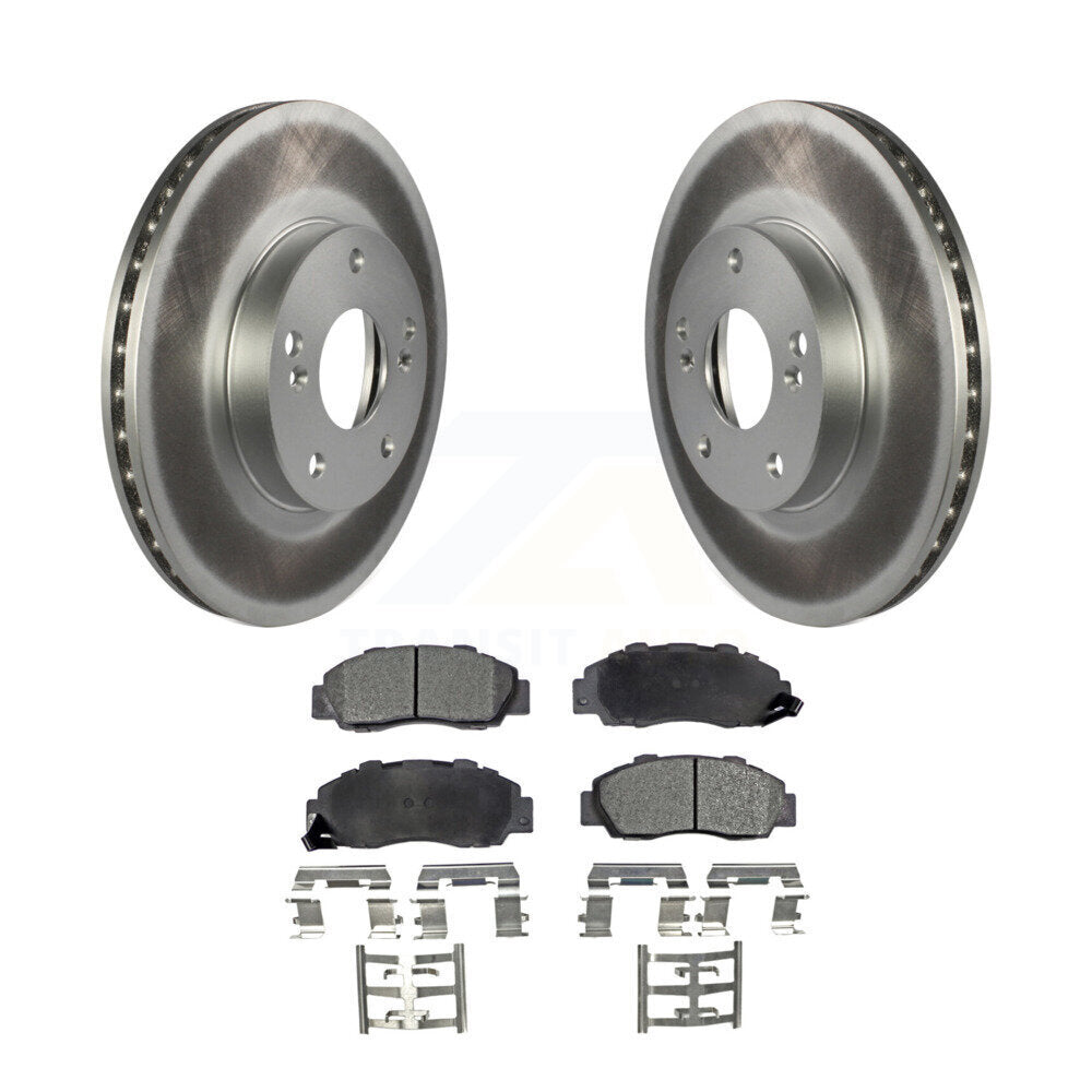 Coated Disc Rotors and Semi-Metallic Brake Pads Kit-KGF-100209 - Kit.bestparts.ca